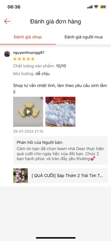 Quà Thơm Tặng Người Thương